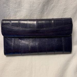 Victory vintage eel skin wallet